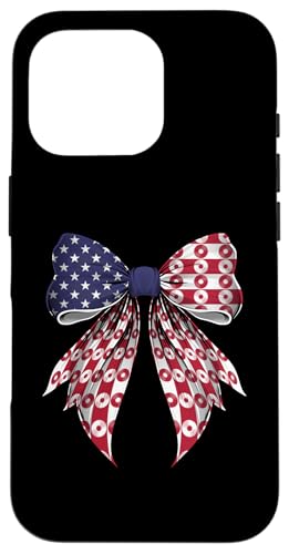 Vinyl-Schallplatte 4. Juli USA Amerikanische Flagge Patriotisches Mädchen Hülle für iPhone 16 Pro Vinyl-Schallplatte 4. Juli USA Amerikanische Flagge Patriotisches Mädchen Hülle für iPhone 16 Pro von Coquette Bow 4th of July US Flag Patriotic Gifts