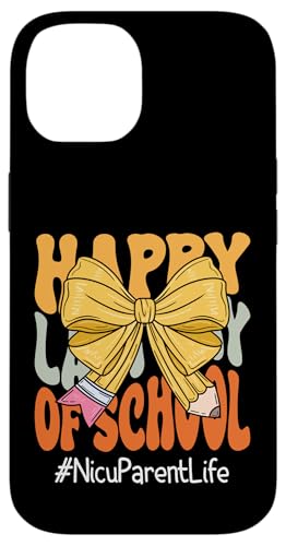Nicu Parent Happy Last Day of School Kokette Schleife Hülle für iPhone 14 Nicu Parent Happy Last Day of School Kokette Schleife Hülle für iPhone 14 von Coquette Teachers Apparel Co.