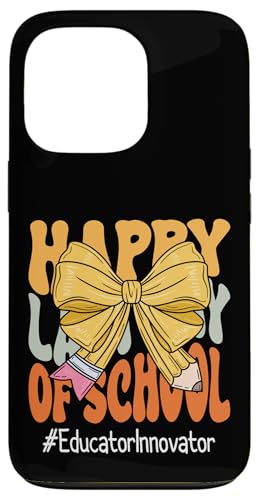 Pädagogin Innovator Happy Last Day of School Kokette Schleife Hülle für iPhone 13 Pro Pädagogin Innovator Happy Last Day of School Kokette Schleife Hülle für iPhone 13 Pro von Coquette Teachers Apparel Co.