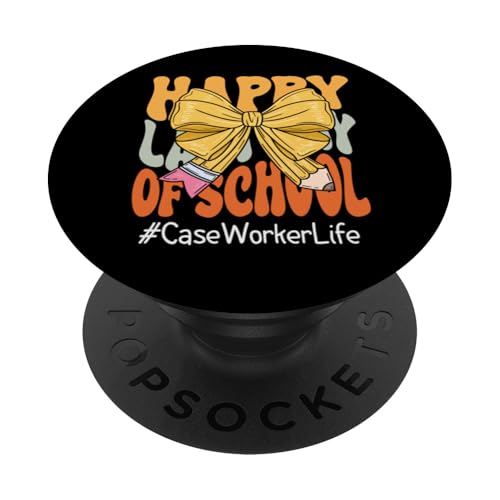 Sachbearbeiterin Happy Last Day of School Coquette Bow PopSockets Klebender PopGrip Sachbearbeiterin Happy Last Day of School Coquette Bow PopSockets Klebender PopGrip von Coquette Teachers Apparel Co.