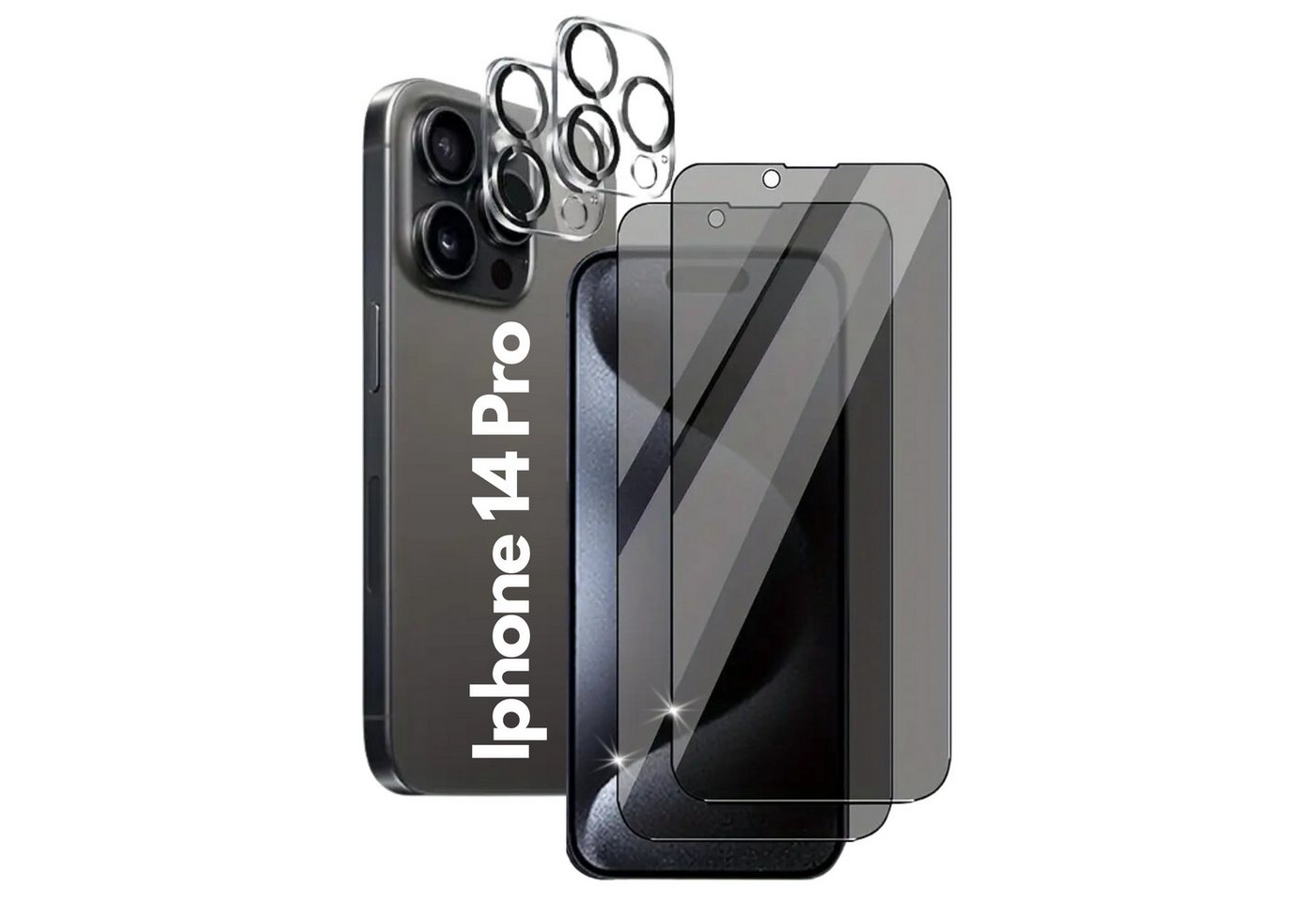 Coradoma Displayschutzfolie Blickdicht 2x Schutzfolie Panzerglas inkl. Kamera Schutz Panzerfolie für iPhone 13, iPhone 13 Pro, iPhone 13 Pro Max, iPhone 14, iPhone 14 Pro, iPhone 14 Pro Max, iPhone 15, iPhone 15 Pro, iPhone 15 Pro Max, inkl. Montagerahmen, gehärtetes 9H Echt Glas, Ultra Klar Coradoma Displayschutzfolie Blickdicht 2x Schutzfolie Panzerglas inkl. Kamera Schutz Panzerfolie für iPhone 13, iPhone 13 Pro, iPhone 13 Pro Max, iPhone 14, iPhone 14 Pro, iPhone 14 Pro Max, iPhone 15, iPhone 15 Pro, iPhone 15 Pro Max, inkl. Montagerahmen, gehärtetes 9H Echt Glas, Ultra Klar von Coradoma
