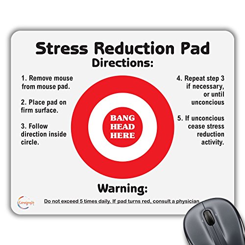 CP110 Lustiges Mauspad zur Stressminderung für PC und Laptop von Coralgraph