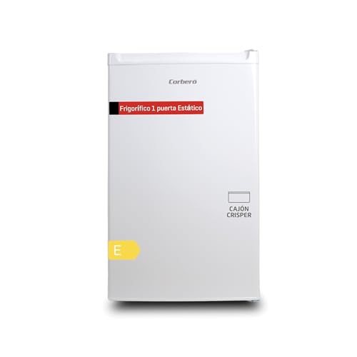 Corbero Kühlschrank 1 P. Gesamtkapazität 80 l, Gefrierfach 12 l, Weiß, Crisper, manuelle Abtauung, 4 Sterne, Glasböden, 41 dB, Energieeffizienzklasse E Corbero Kühlschrank 1 P. Gesamtkapazität 80 l, Gefrierfach 12 l, Weiß, Crisper, manuelle Abtauung, 4 Sterne, Glasböden, 41 dB, Energieeffizienzklasse E von Corbero