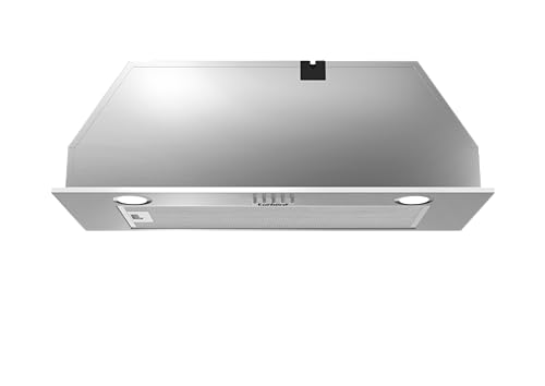 Corberó VENTOR7260X Filtergruppe, 72 cm, Durchflussmenge 600 m³/h, Farbe Edelstahl, 165 W, 3 Geschwindigkeiten, Aluminiumfilter, 3 Schichten, Kohlefilter, Energieeffizienz A von Corbero