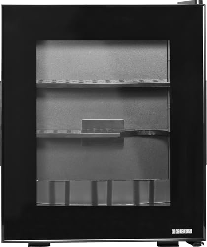 Corby Eton E Glastür-Minibar in Schwarz – EU-Stecker von Corby of Windsor