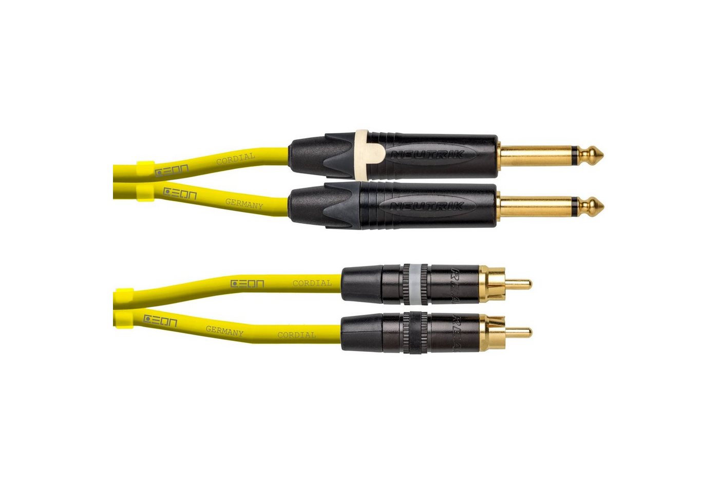 Cordial Audio-Kabel, CEON DJ PLUG-RCA 1.5 Y Cinchkabel 1,5 m - Audiokabel von Cordial