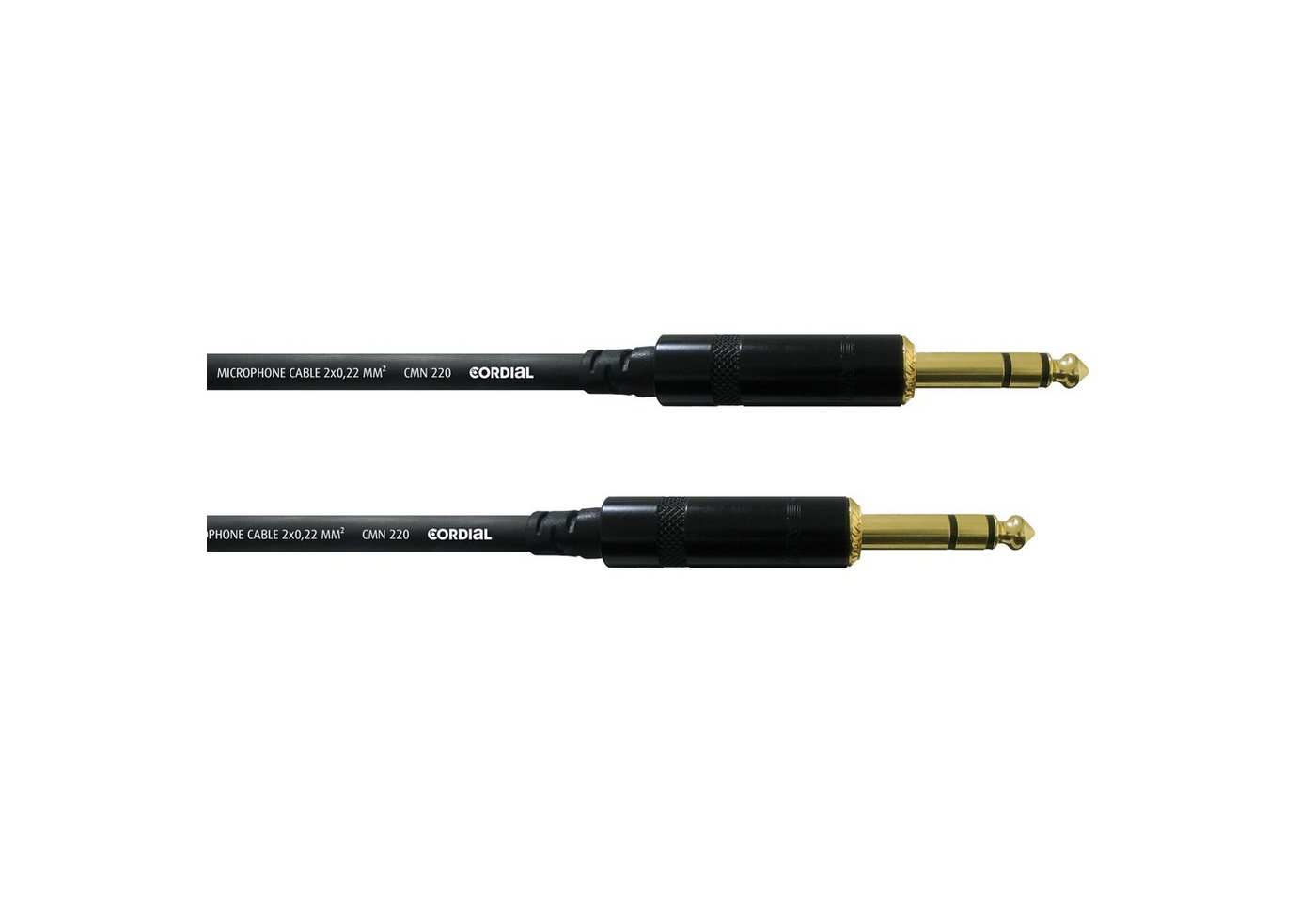 Cordial Audio-Kabel, CFM 1.5 VV Stereoklinkenkabel 1,5 m - Stereo Patchkabel von Cordial