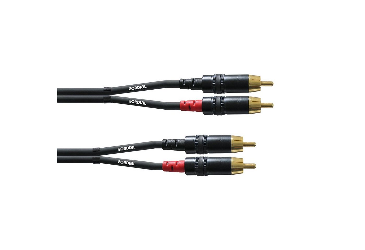 Cordial Audio-Kabel, CFU 0.3 CC Cinchkabel 0,3 m - Audiokabel von Cordial