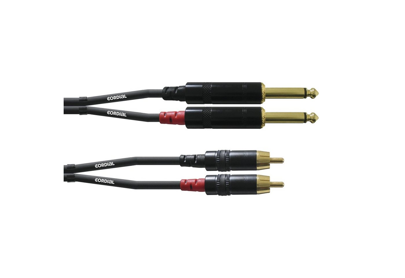 Cordial Audio-Kabel, CFU 0.6 PC Cinch-Klinkekabel 0,6 m - Audiokabel Cordial Audio-Kabel, CFU 0.6 PC Cinch-Klinkekabel 0,6 m - Audiokabel von Cordial