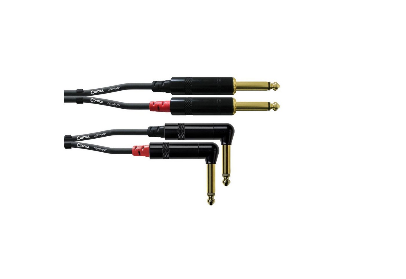 Cordial Audio-Kabel, CFU 6 PR Doppel-Klinkenkabel 6 m - Audiokabel von Cordial