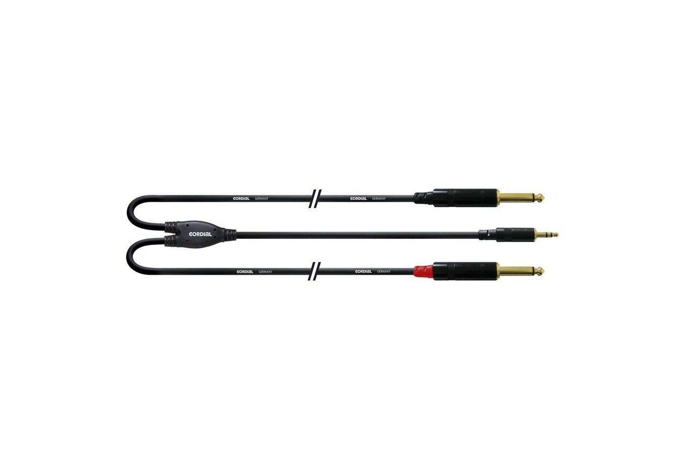 Cordial Audio-Kabel, CFY 1.5 WPP-LONG Y-Audiokabel 1,5 m - Insertkabel von Cordial