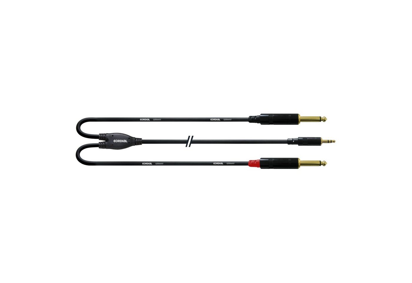 Cordial Audio-Kabel, CFY 1.5 WPP Y-Audio-Kabel 1,5 m - Insertkabel von Cordial