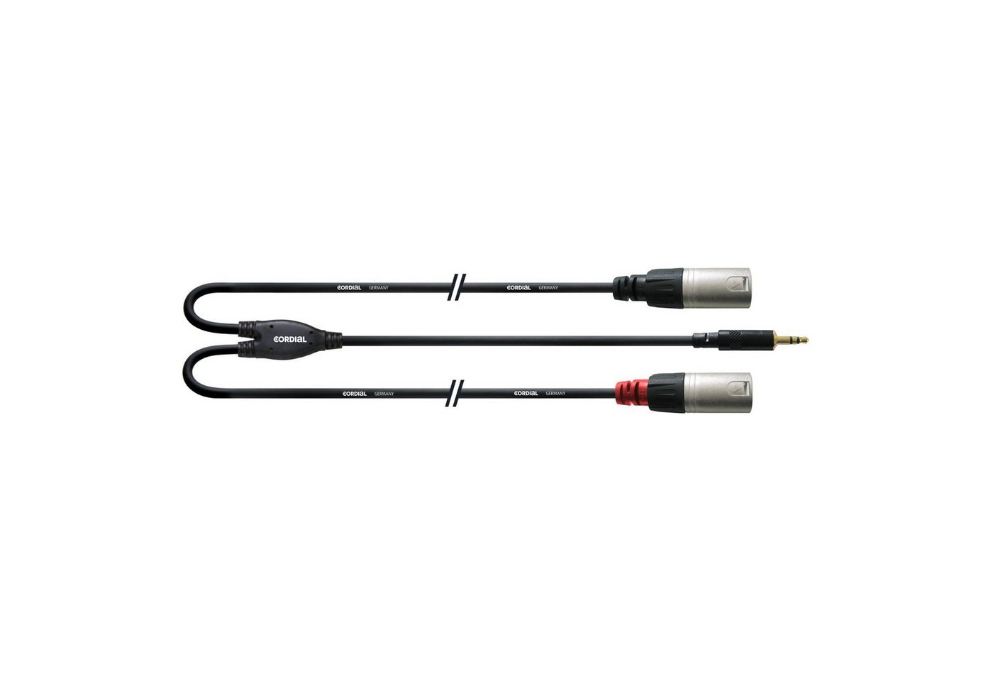 Cordial Audio-Kabel, CFY 3 WMM-LONG Y-Adapterkabel 3 m - Insertkabel von Cordial