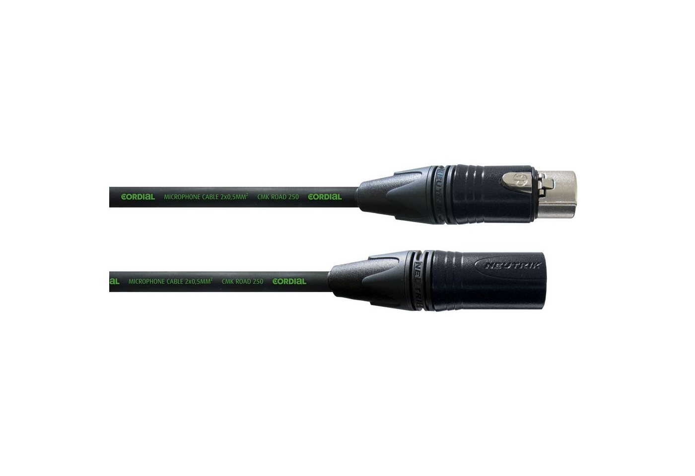 Cordial Audio-Kabel, CRM 2.5 FM-BLACK Mikrofonkabel 2,5 m - Mikrofonkabel von Cordial