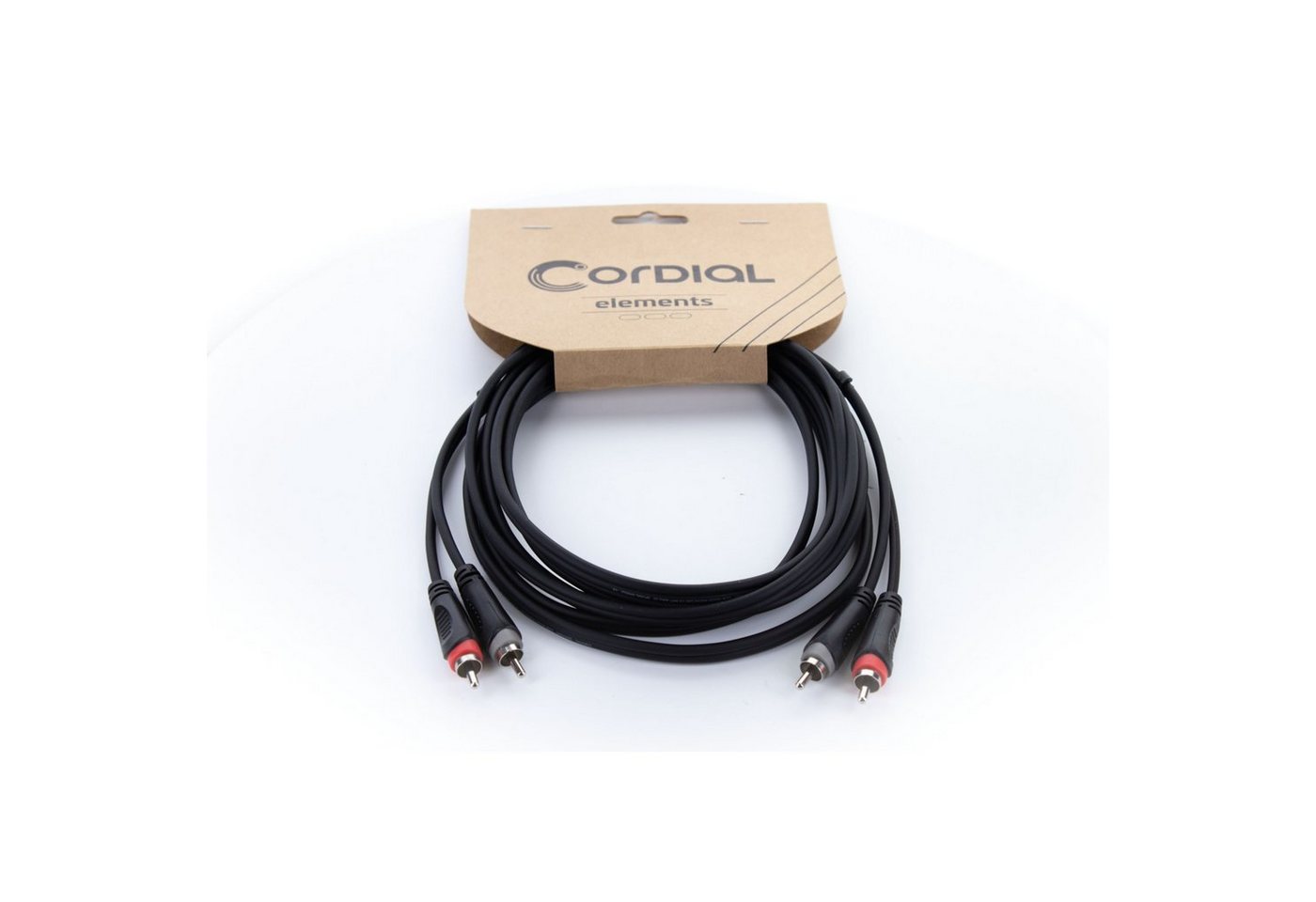 Cordial Audio-Kabel, EU 3 CC Cinchkabel 3 m - Audiokabel von Cordial