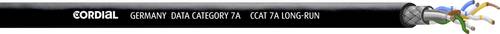 Cordial CCAT 7A LONG-RUN-BLACK 100 Netzwerkkabel CAT 7a S/STP 4 x 2 x 0.14mm² Schwarz Meterware von Cordial