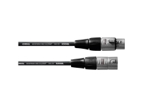 Cordial CFM 0.5 FM XLR Verbindungskabel [1x XLR Stecker - 1x XLR Stecker] 0.50 m Schwarz von Cordial