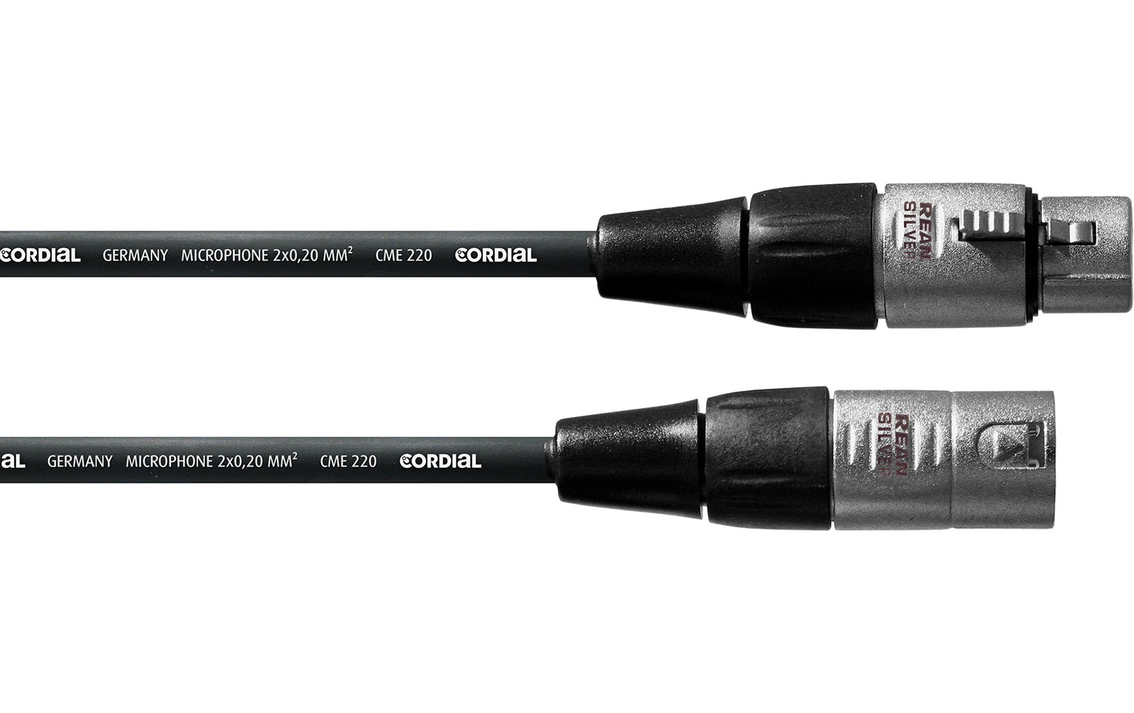 Cordial CFM 10 FM Mikrofonkabel, 10m, 3pol.  XLR male -> 3pol. XLR female von Cordial