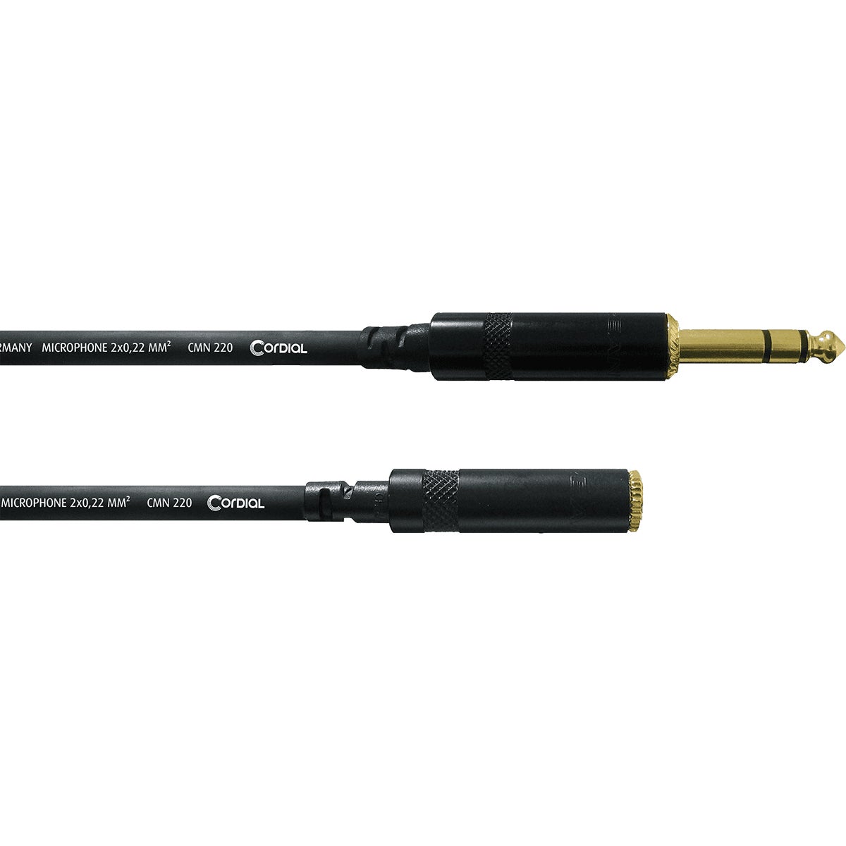 Cordial CFM3VY Intro TRS Jack to Female Mini-Jack Cable, 3m Cordial CFM3VY Intro TRS Jack to Female Mini-Jack Cable, 3m von Cordial