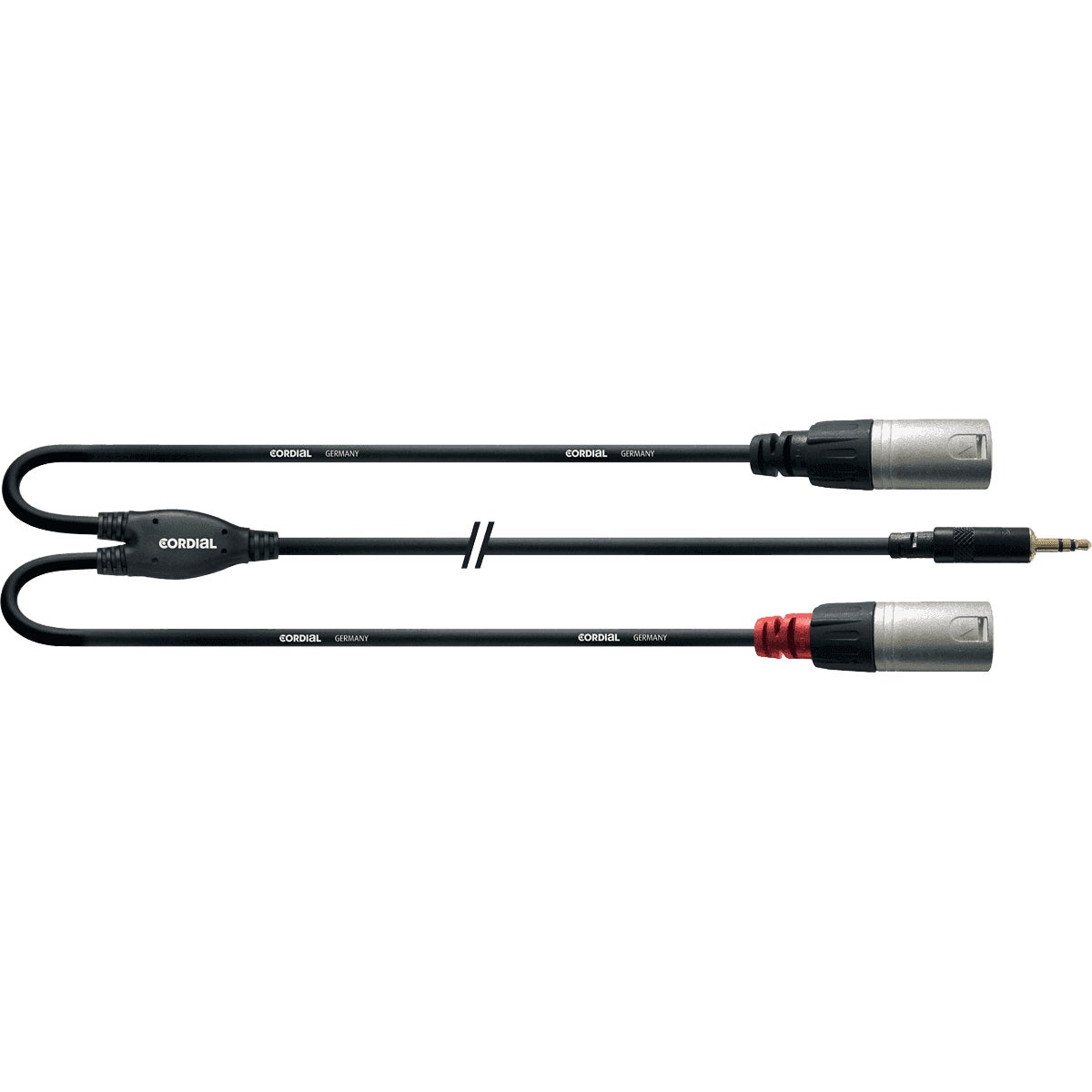 Cordial CFY3WMM Intro TRS Mini-Jack to 2x Male XLR Cable, 3m Cordial CFY3WMM Intro TRS Mini-Jack to 2x Male XLR Cable, 3m von Cordial