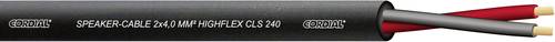 Cordial CLS 240 Black 100 Lautsprecherkabel 2 x 4mm² Schwarz Meterware von Cordial