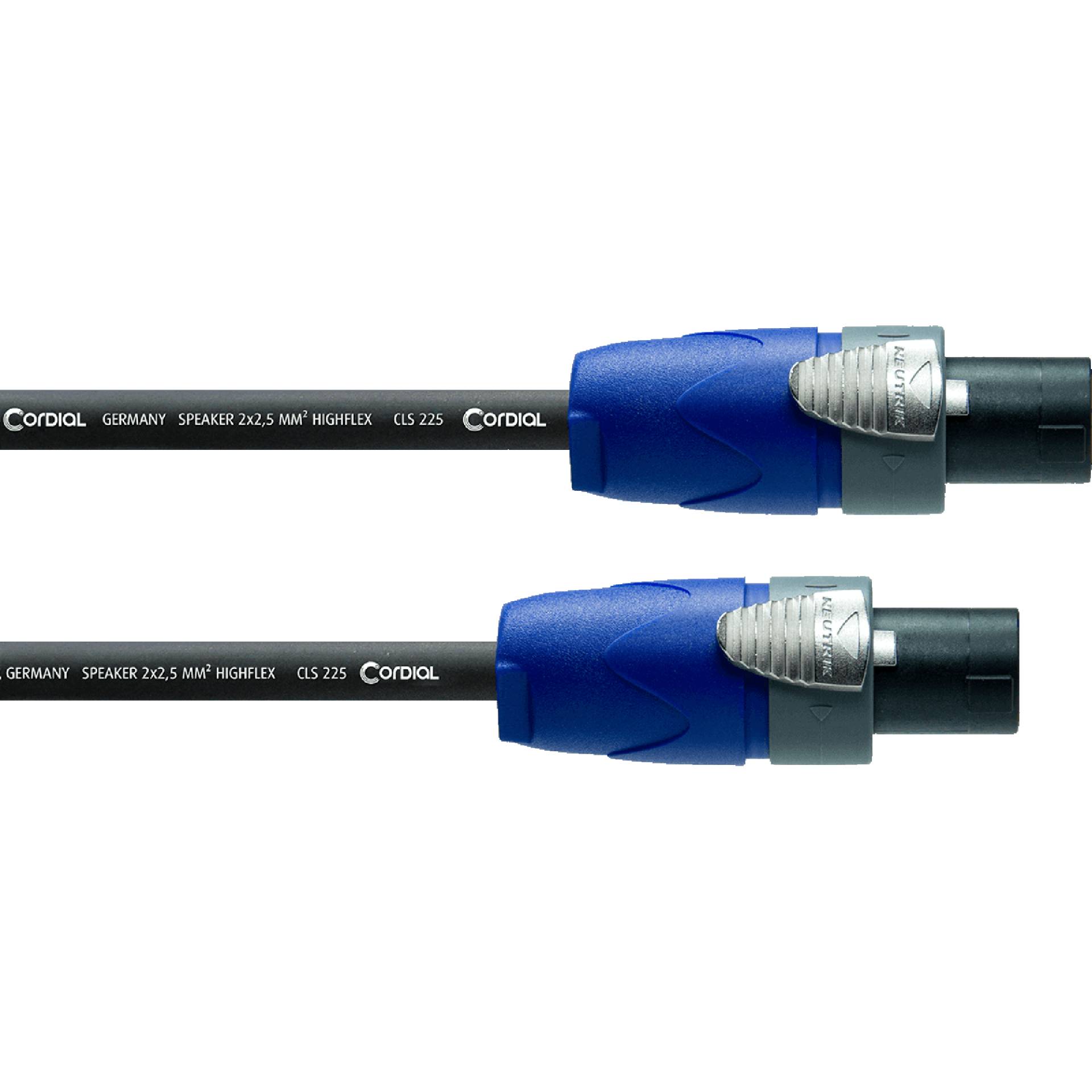 Cordial CPL3LL2 Peak Two-Point SpeakOn Speaker Cable, 3 metres (2x 2.5mm²) von Cordial