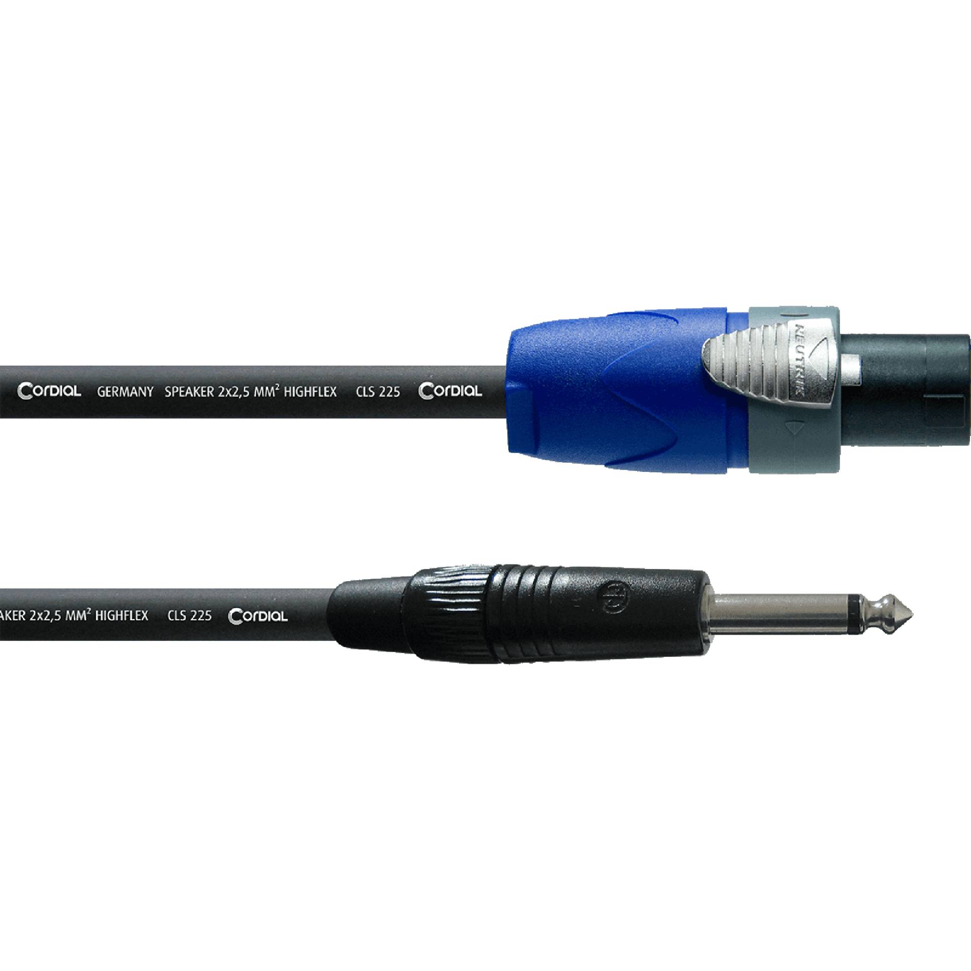 Cordial CPL5LP25 Peak Two-Point SpeakOn - Jack Cable, 5 metres (2x 2.5 mm²) von Cordial