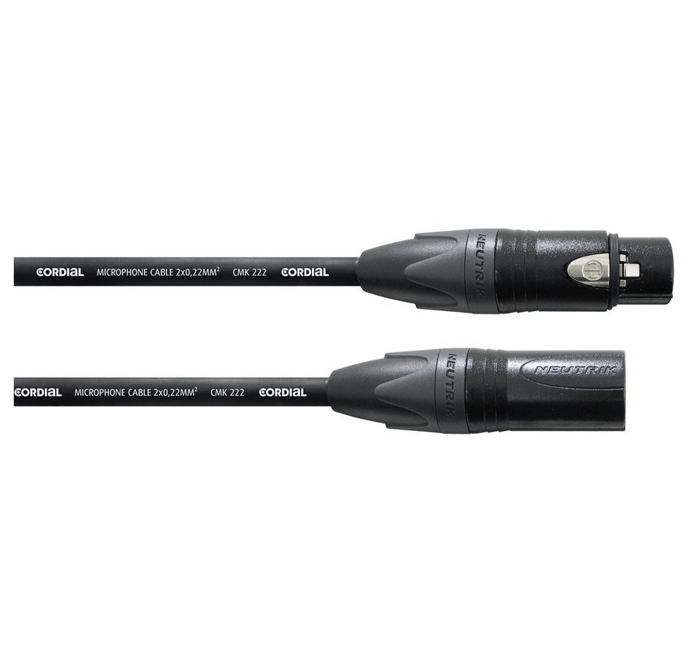 Cordial Cordial CPM 20 FM XLR Verbindungskabel [1x XLR-Buchse - 1x XLR-Stecker Audio-Kabel, (20.00 cm) von Cordial