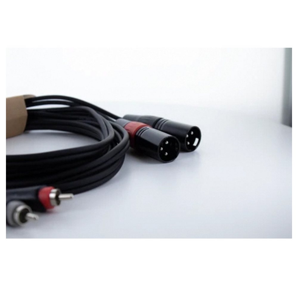Cordial Cordial EU 1 MC XLR Verbindungskabel [2x XLR-Stecker 3 polig - 2x Cinc Audio-Kabel, (100.00 cm) von Cordial
