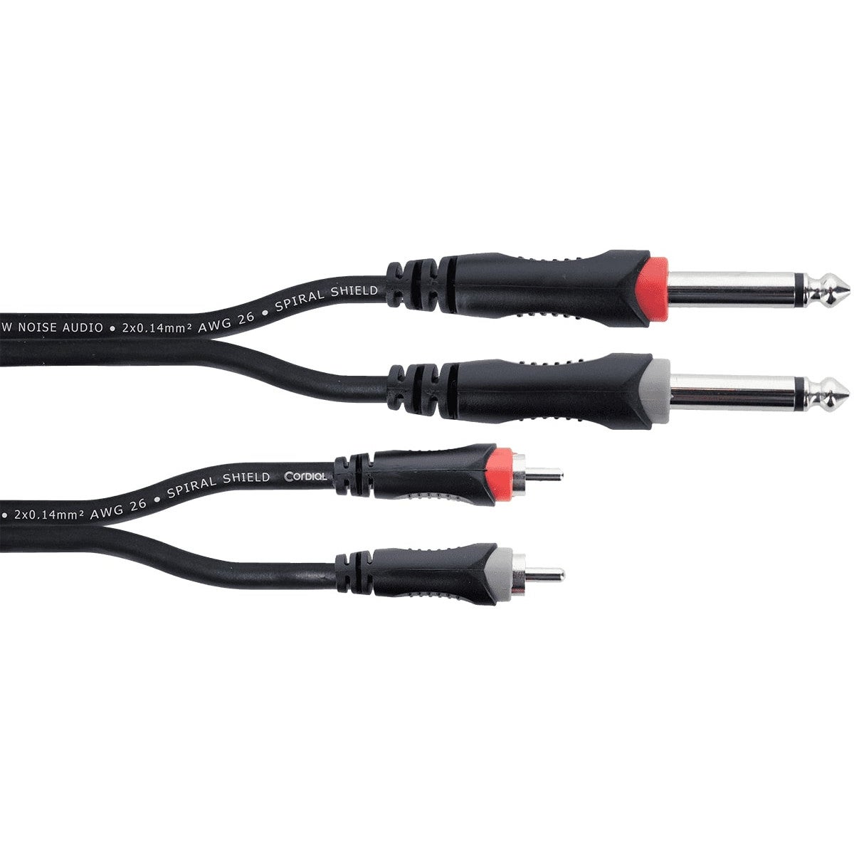 Cordial EU1PC Elements 2x TS Jack to 2x RCA Cable, 1m Cordial EU1PC Elements 2x TS Jack to 2x RCA Cable, 1m von Cordial