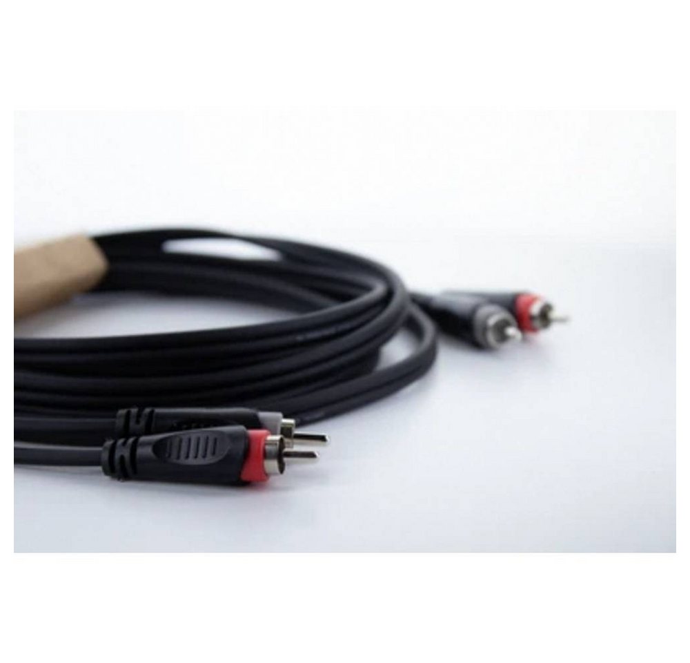 Cordial Unbalanced Connector 1: 2x RCA black/2x RCA: 2x Audio- & Video-Kabel Cordial Unbalanced Connector 1: 2x RCA black/2x RCA: 2x Audio- & Video-Kabel von Cordial