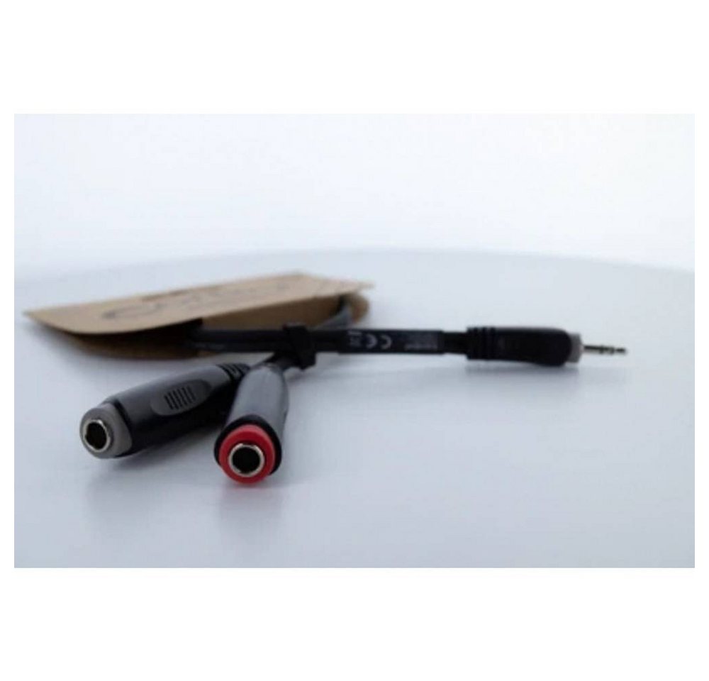Cordial Y-Adapter Connector 1: Plug 3.5 stereo black/2x Audio- & Video-Kabel Cordial Y-Adapter Connector 1: Plug 3.5 stereo black/2x Audio- & Video-Kabel von Cordial
