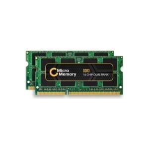 CoreParts - DDR3 - Kit - 8 GB: 2 x 4 GB - SO DIMM 204-PIN - 1333 MHz / PC3-10600 - ungepuffert - non-ECC (MMA8218/8GB) von CoreParts