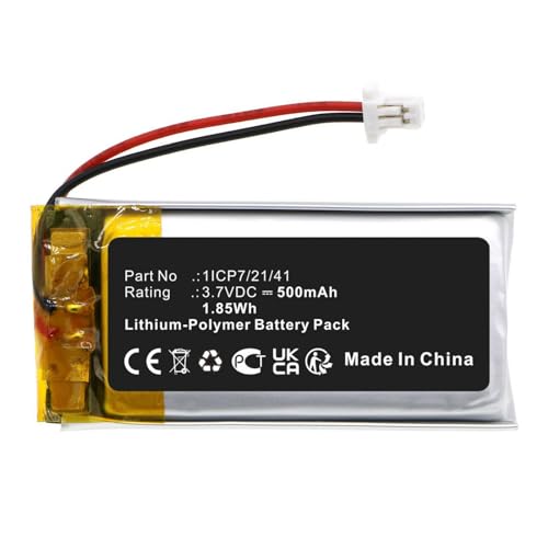 CoreParts Battery 1.85Wh 3.7V 500mAh for Samson Wireless Headset, MBXWHS-BA258 von CoreParts