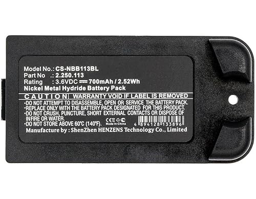 CoreParts Battery 2.52Wh NI-Mh 3.6V 700mAh Black for Crane Remote, MBXCRC-BA080 CoreParts Battery 2.52Wh NI-Mh 3.6V 700mAh Black for Crane Remote, MBXCRC-BA080 von CoreParts