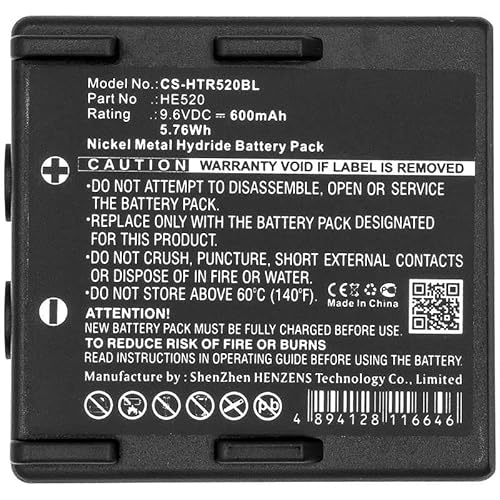 CoreParts Battery 5.76Wh NI-Mh 9.6V 600mAh Black for Crane Remote, MBXCRC-BA004 CoreParts Battery 5.76Wh NI-Mh 9.6V 600mAh Black for Crane Remote, MBXCRC-BA004 von CoreParts