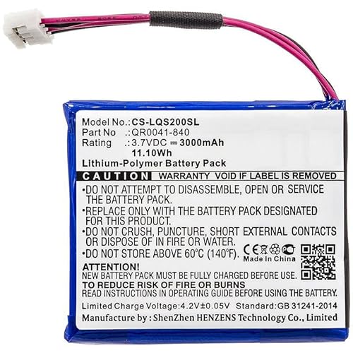 CoreParts Battery for Alarm System 11.10Wh Li-Pol 3.7V 3000mAh, W125989585 (11.10Wh Li-Pol 3.7V 3000mAh Black for Qolsys Alarm System IQ Panel 2, IQ Panel 2 Plus) von CoreParts