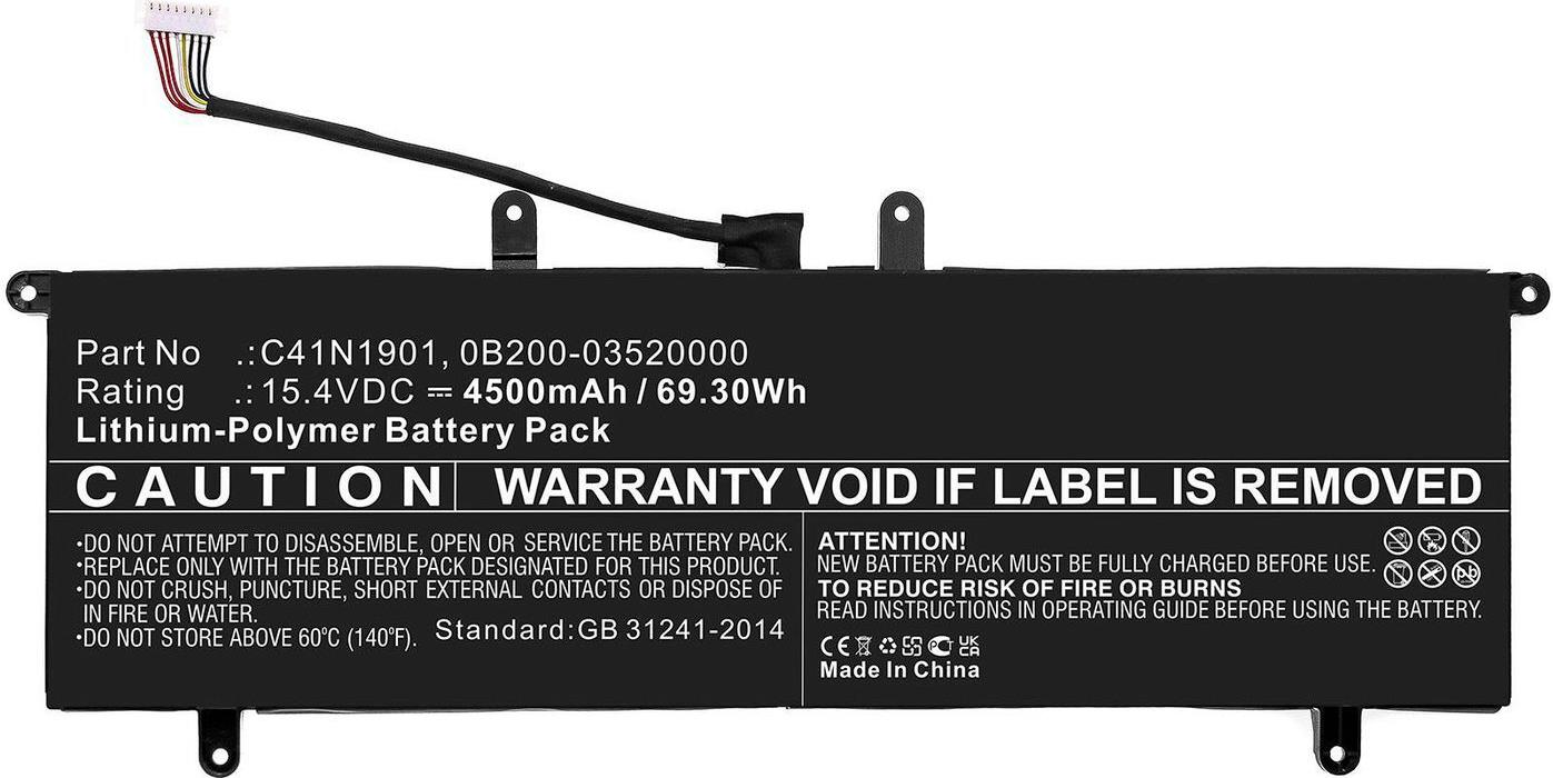 CoreParts Battery for Asus Notebook Laptop - Laptop (MBXAS-BA0318) von CoreParts