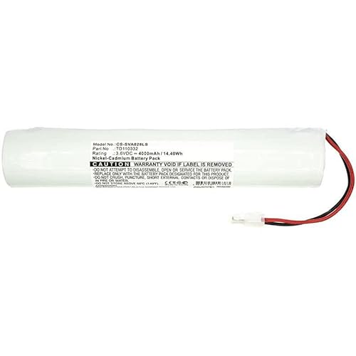 CoreParts Battery for Emergency Lighting 14.40Wh NI-CD 3.6V 4000mAh, W125990402 (14.40Wh NI-CD 3.6V 4000mAh White for Schneider Emergency Lighting Everlux Ferro, EVX Ferro, OVA) von CoreParts