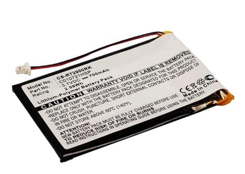 CoreParts Battery for Keyboard,Mouse 2.59Wh Li-Pol 3.7V 700mAh, W125991188 (2.59Wh Li-Pol 3.7V 700mAh Black for Rapoo Keyboard,Mouse 2900 Touch) von CoreParts