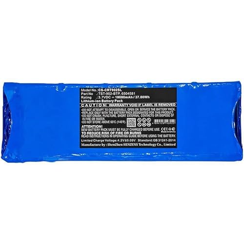 CoreParts Battery for Remote Control 37Wh Li-ion 3.7V 10000mAh, W125993847 (37Wh Li-ion 3.7V 10000mAh Blue for Crestron Remote Control TST-902) von CoreParts