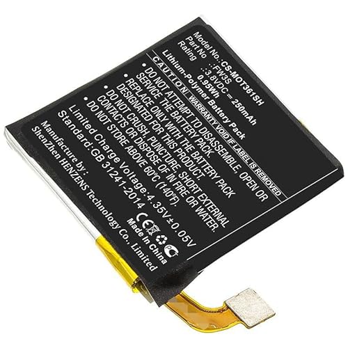 CoreParts Battery for Smartwatch 0.95Wh Li-Pol 3.8V 250mAh, MBXSW-BA064 von CoreParts