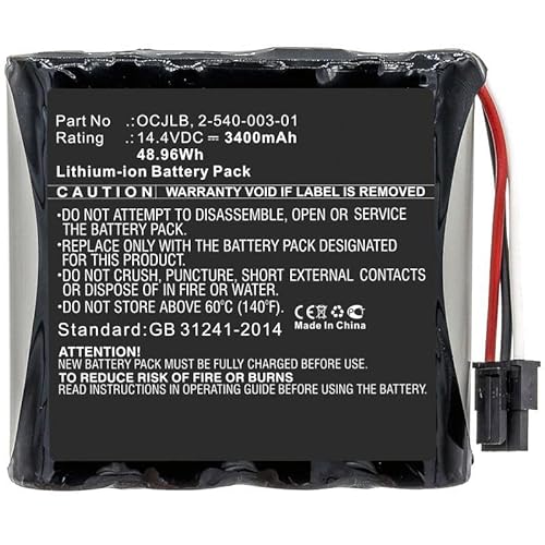 CoreParts Battery for Soundcast Speaker 48.96Wh Li-ion 14.4V 3400mAh, MBXSPKR-BA108 (48.96Wh Li-ion 14.4V 3400mAh OCJ410 OCJ410-4N OCJ411a-4N Outcast OCJ411a) von CoreParts