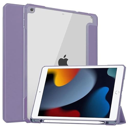 CoreParts Cover for iPad 6/7/8 2019-2021 for iPad 7/8/9 (2019-2021), W126439155 (for iPad 7/8/9 (2019-2021) 10.2inch Tri-fold Transparent TPU Cover Built-in S Pen Holder with Auto Wake) von CoreParts