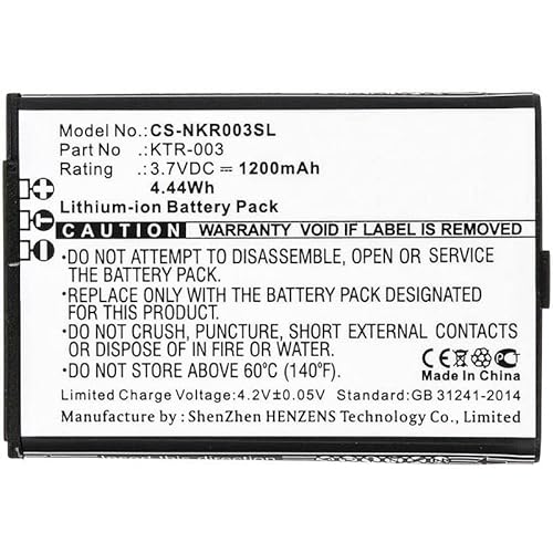 CoreParts Ersatzteil Battery 4.44Wh Li-ion 3.7V 1200mAh Black for Game, MBXGS-BA016 von CoreParts