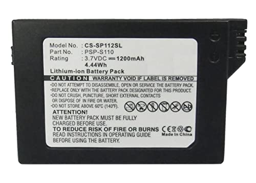 CoreParts Ersatzteil Battery 4.44Wh Li-ion 3.7V 1200mAh Black for Game, MBXGS-BA025 von CoreParts
