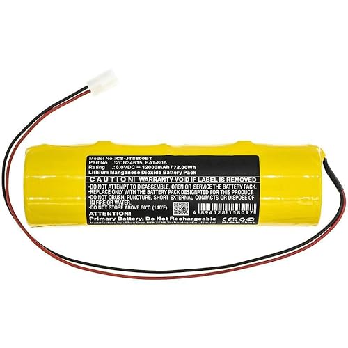 CoreParts Ersatzteil Battery 72Wh Li-MnO2 6V 12000mAh Yellow for Alarm, MBXAL-BA023 CoreParts Ersatzteil Battery 72Wh Li-MnO2 6V 12000mAh Yellow for Alarm, MBXAL-BA023 von CoreParts