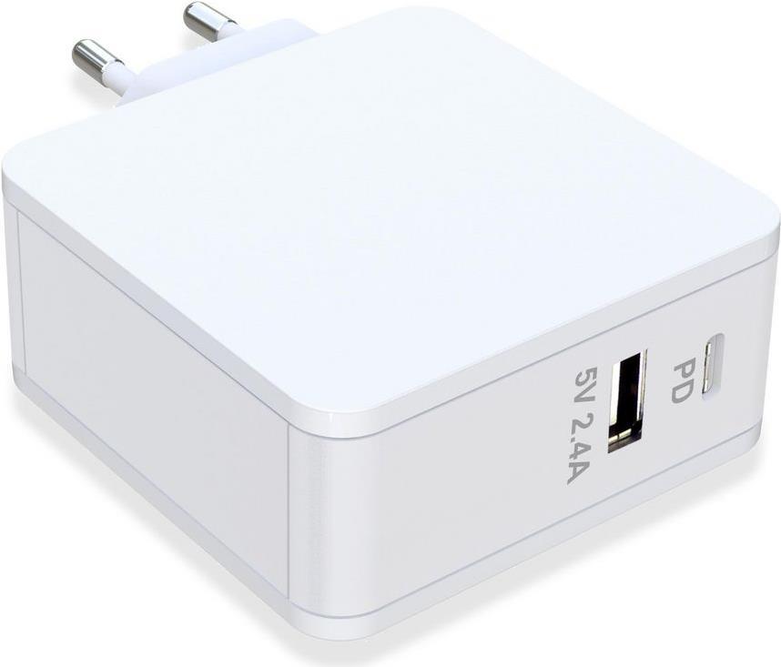 CoreParts MBXAP-AC60USBC Ladegerät für Mobilgeräte Weiß Indoor (MBXAP-AC60USBC) von CoreParts