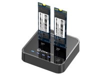CoreParts MS-CLONER-NVME, SSD, M.2, USB 3.2 Gen 2 (3.1 Gen 2) Type-C, 10 Gbit/s, Schwarz, Kunststoff von CoreParts