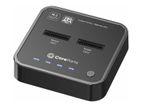 CoreParts MS-CLONER-SATA, SSD, SATA, M.2, USB 3.2 Gen 2 (3.1 Gen 2) Type-C, 10 Gbit/sek., Sort von CoreParts